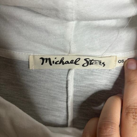 Michael Stars Cowl Neck Sweater White Size OS - Picture 3 of 3